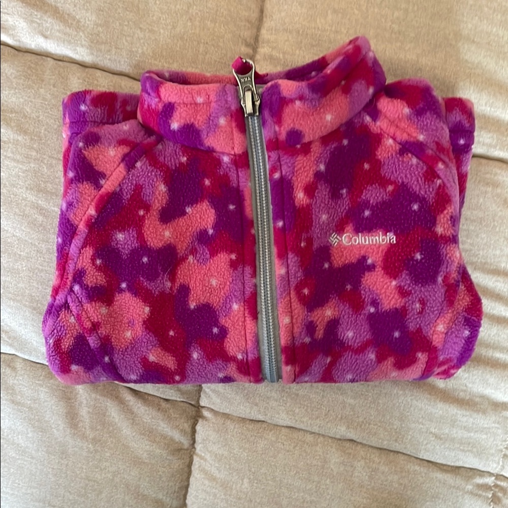 Columbia Pink and Purple Puffer Jacket